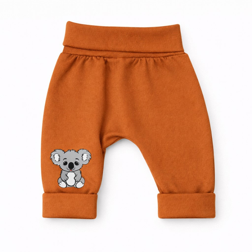 Baggy hlače za dojenčke z motivom koale – Ježek otroška oblačila
