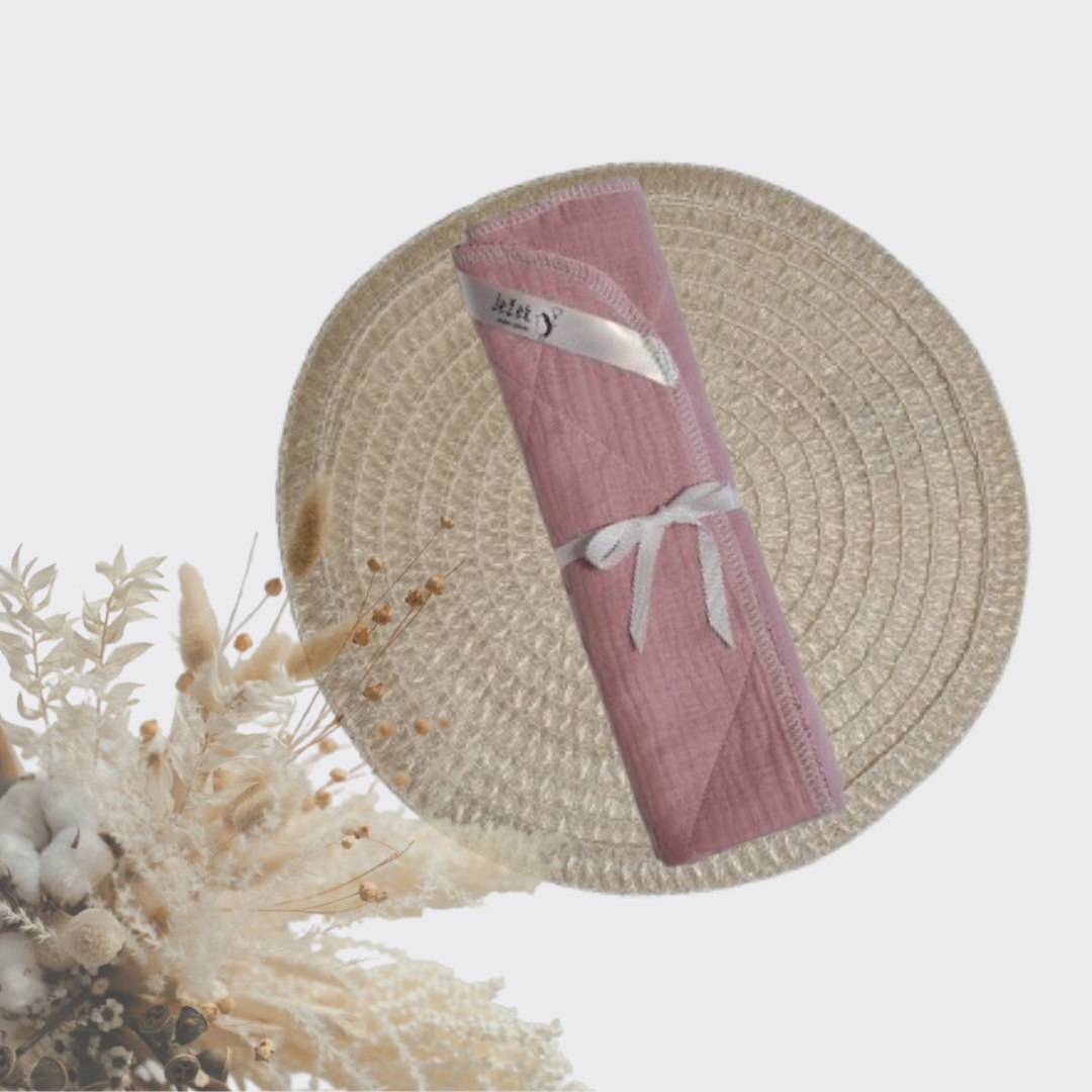 Set kuhinjskih krp puder roza vzorec