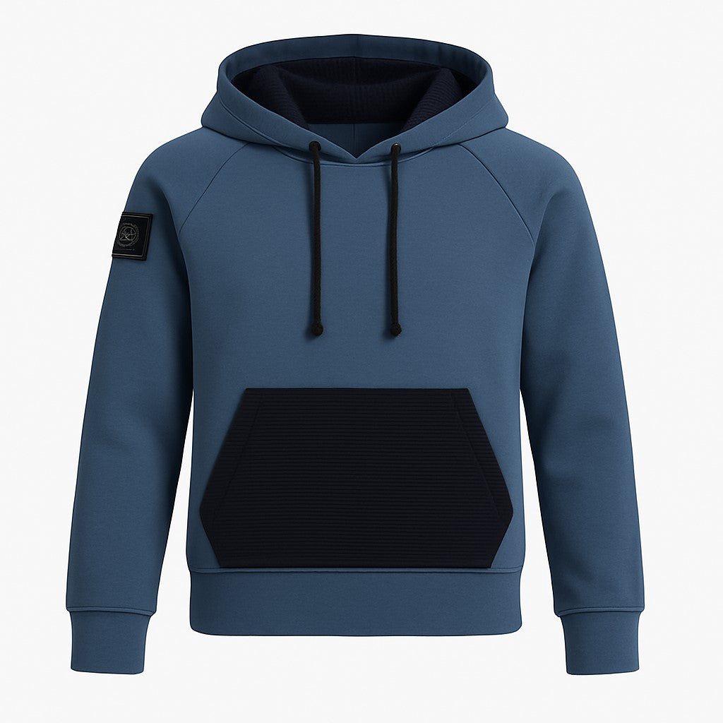 Otroški hoodie iz bombaža z žepom in kapuco – kakovostna in udobna otroška oblačila Ježek za vsak dan. Na voljo v več barvah in velikostih.
