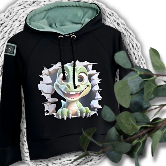 Pulover z kapuco Dino